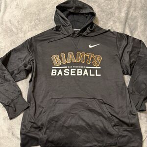 San Francisco Giants Hoodie Mens XL Black Nike Sweatshirt Baseball MLB